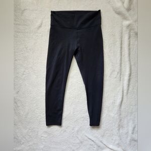 Fabletics Powerhold Black Leggings Size M 7/8 length